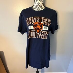 Monsters of the Midway Graphic Tee - Navy with Orange Bear